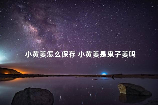 小黄姜怎么保存 小黄姜是鬼子姜吗